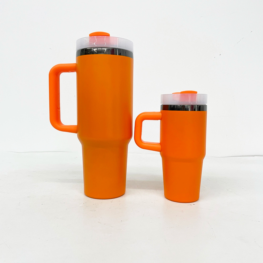 20 Pack USA Warehouse Halloween Parent Child Style H2.0 40oz Mirror Black Plated Underneath Tumblers for Laser Engraving