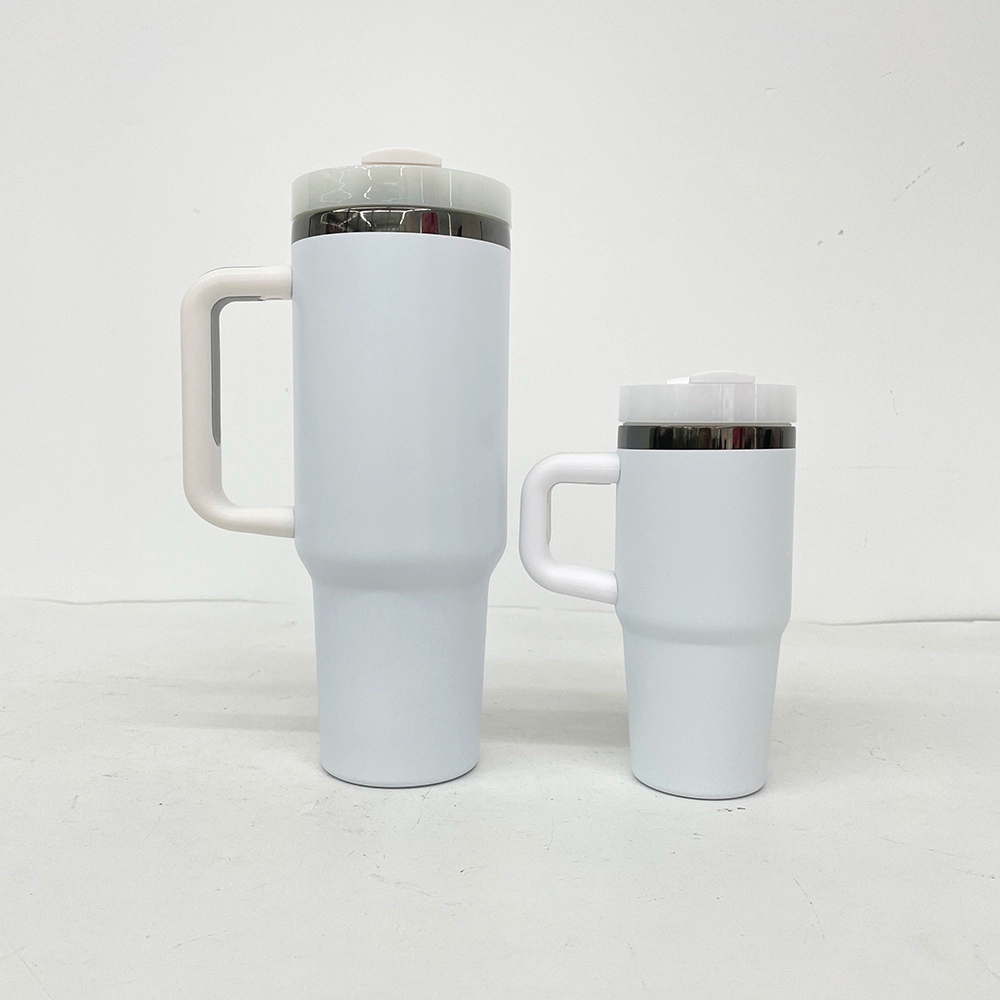 20 Pack USA Warehouse Halloween Parent Child Style H2.0 40oz Mirror Black Plated Underneath Tumblers for Laser Engraving