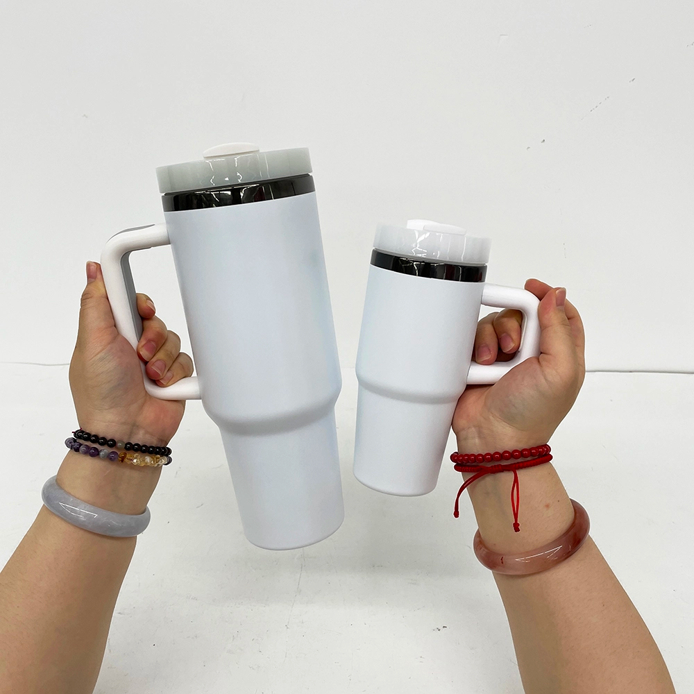 20 Pack USA Warehouse Halloween Parent Child Style H2.0 40oz Mirror Black Plated Underneath Tumblers for Laser Engraving