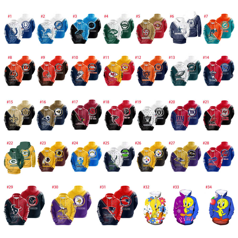 New Trendy Pullover 3D Digital Printed Couple Casual Loose Hoodie?