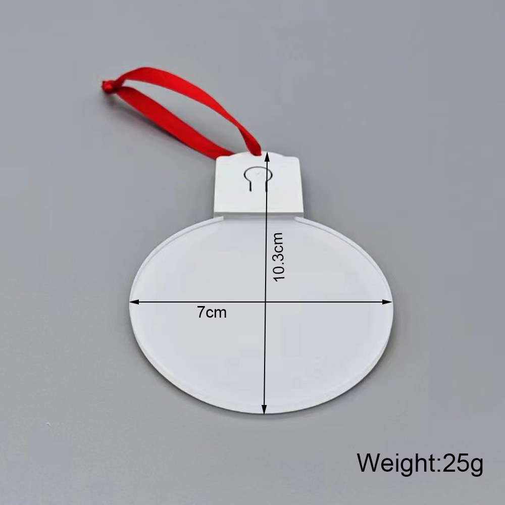 sublimation acrylic Christmas decoration ornament