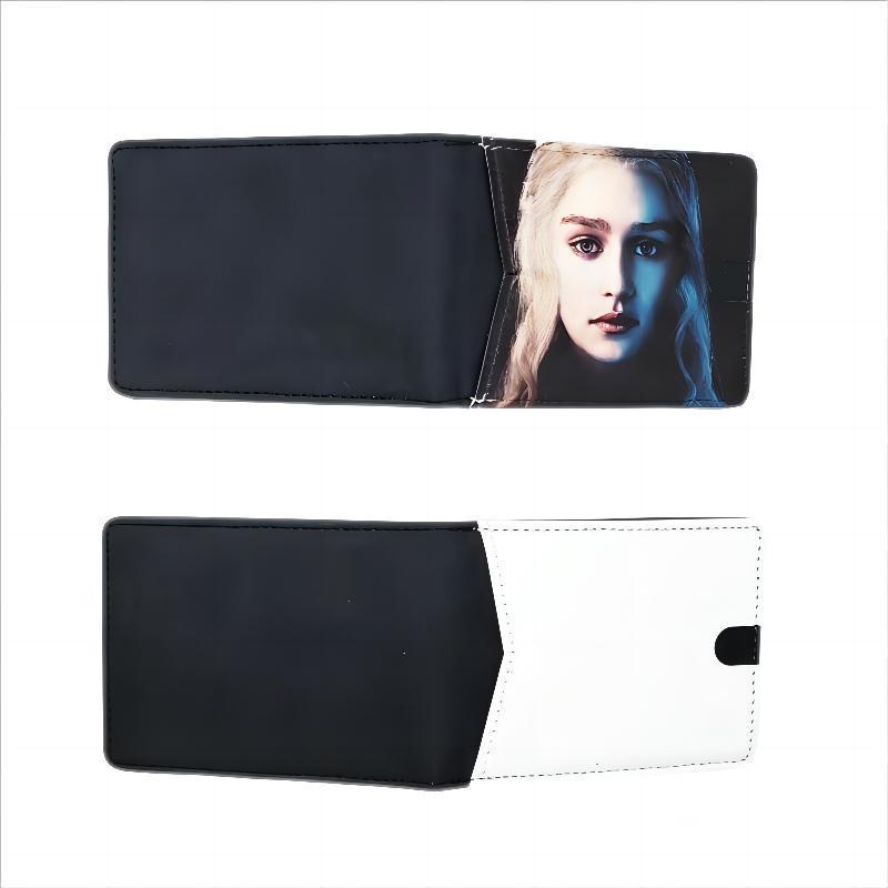 DIY Printed Leather/PU Short Blank Wallet - Heat Transfer Printing and Sublimation