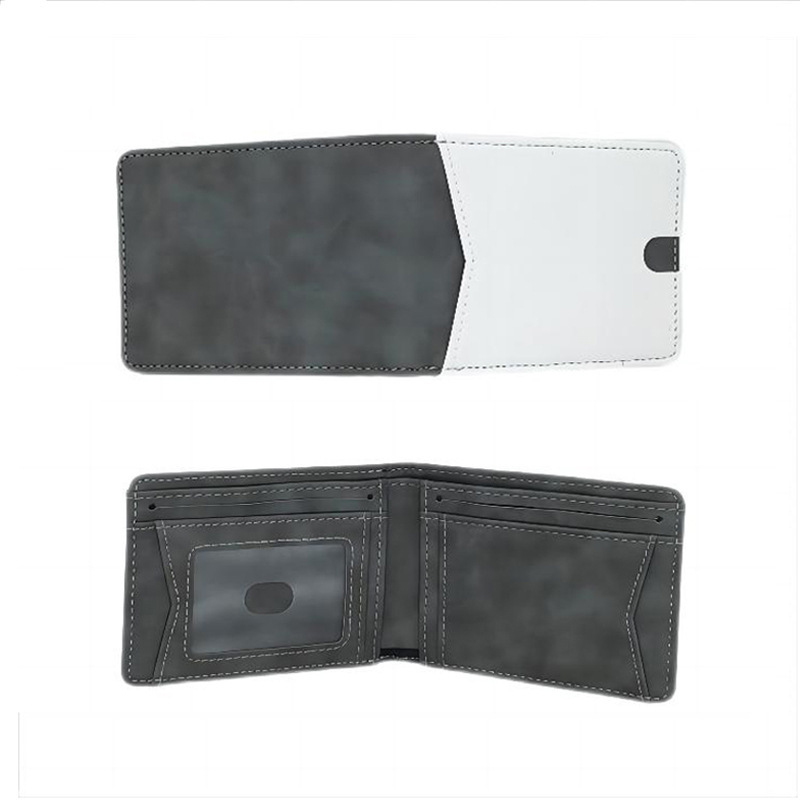 DIY Printed Leather/PU Short Blank Wallet - Heat Transfer Printing and Sublimation