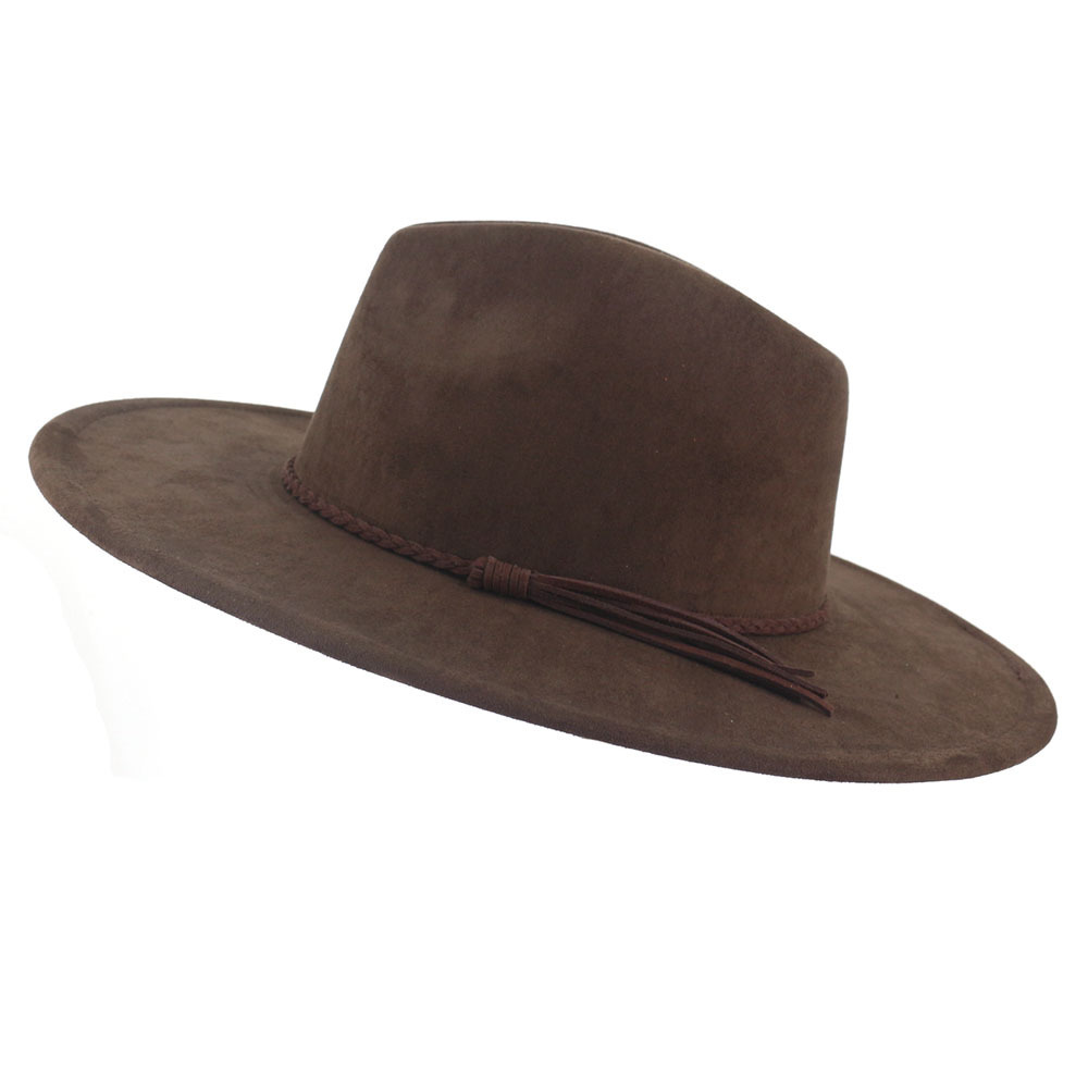 Wide Brim Vegan Suede Blank Hat-USA