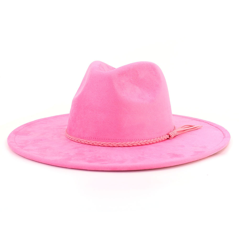 Wide Brim Vegan Suede Blank Hat-USA