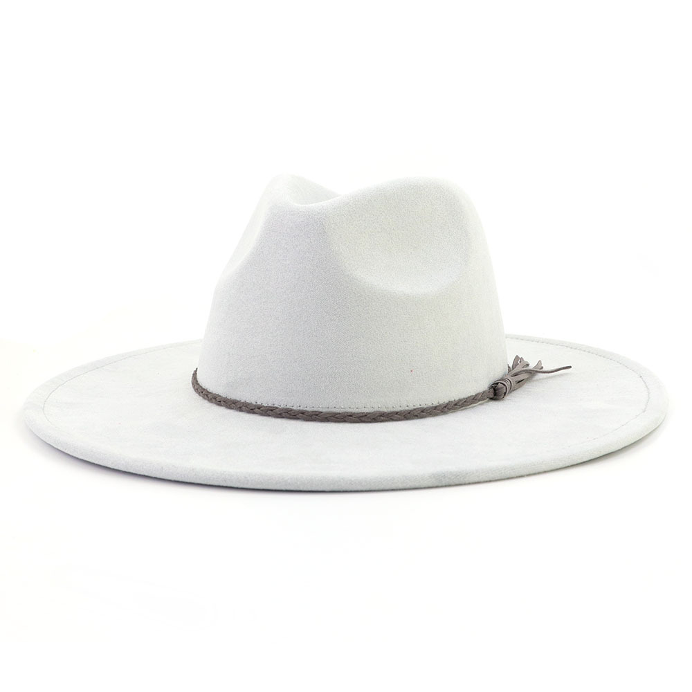 Wide Brim Vegan Suede Blank Hat-USA