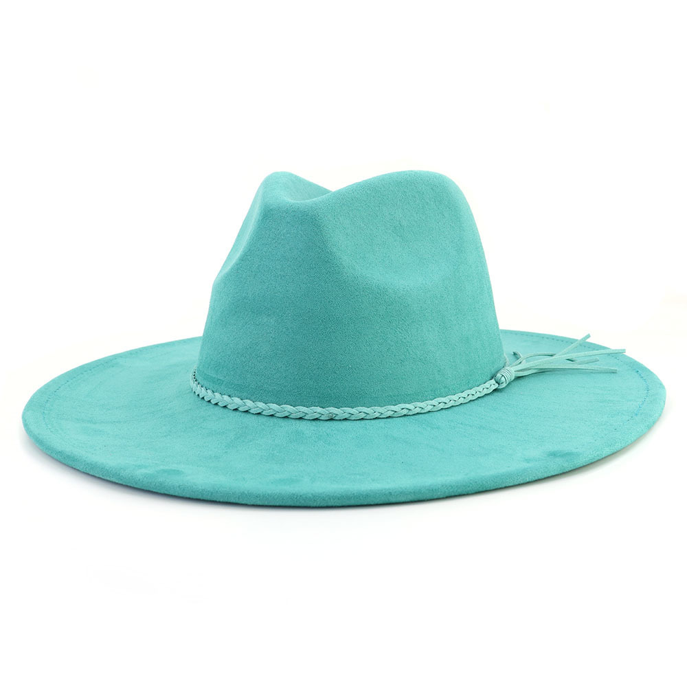 Wide Brim Vegan Suede Blank Hat-USA