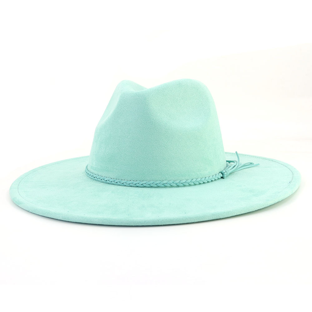 Wide Brim Vegan Suede Blank Hat-USA