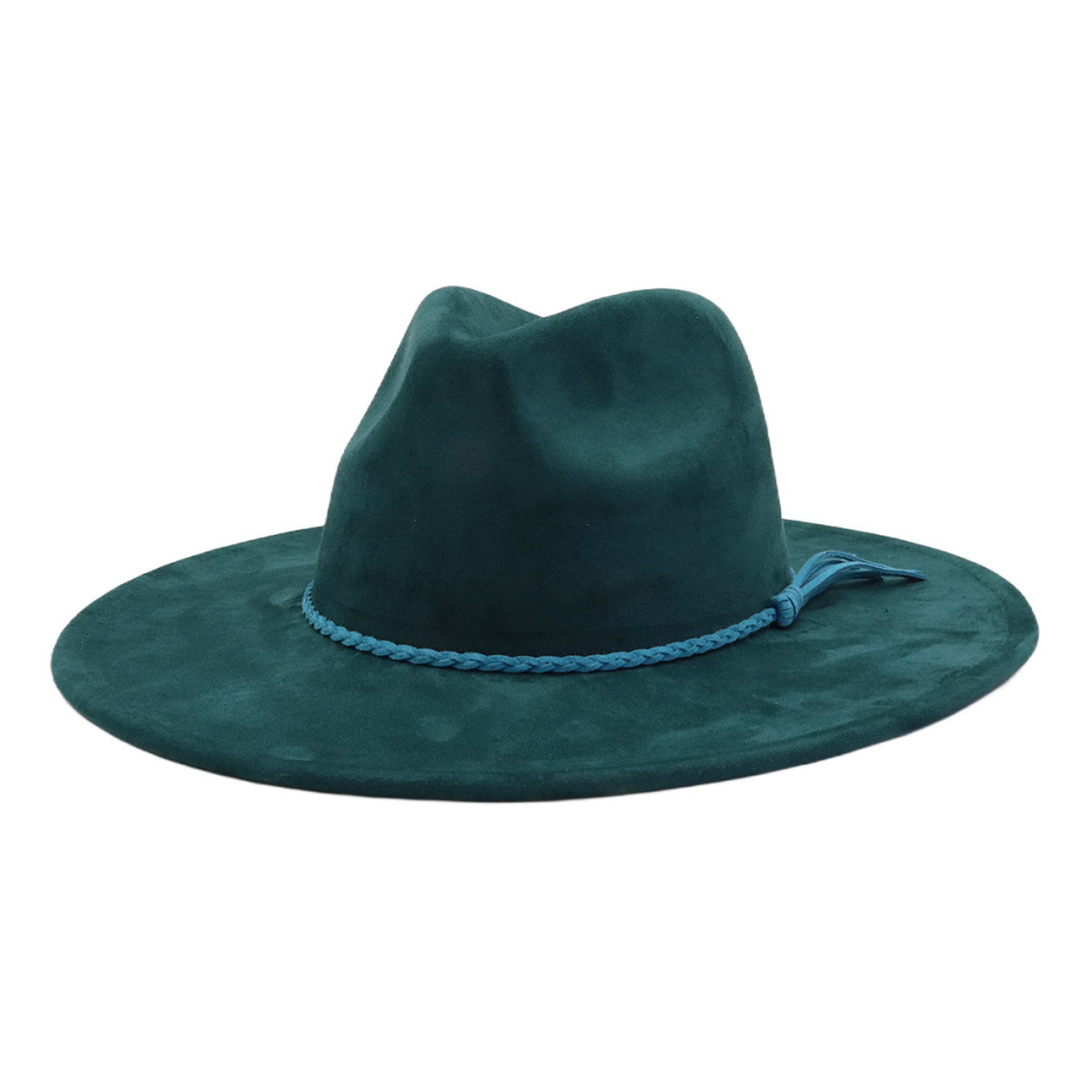 Wide Brim Vegan Suede Blank Hat-USA