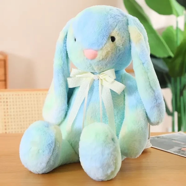 Easter Rabbit Plush Bunny Long Ear Colored Stuffed Soft Bedtime Toys
