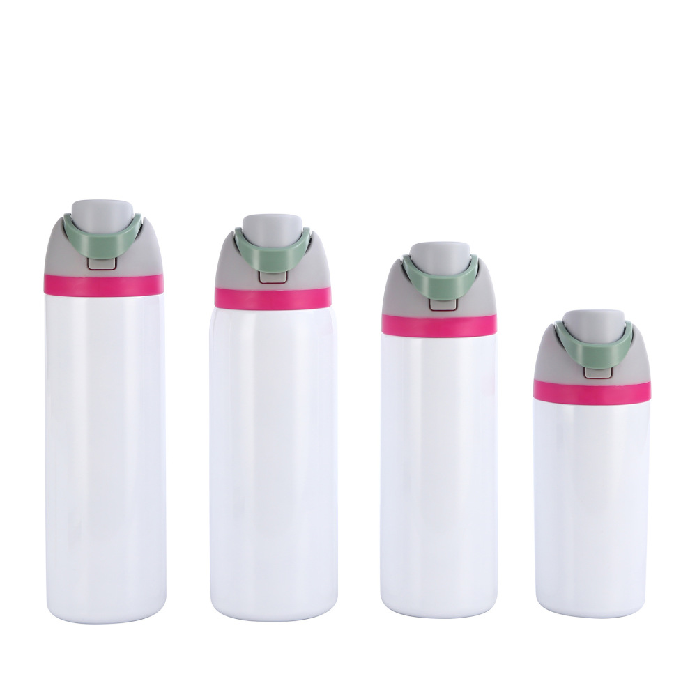 Owala Custom Logo Modern Stainless Steel Cup 16oz 19oz 24oz 32oz Double Wall Vacuum Flask Thermos Leak-Proof BPA Free Portable Water Bottle Hot Cold 12-24hr