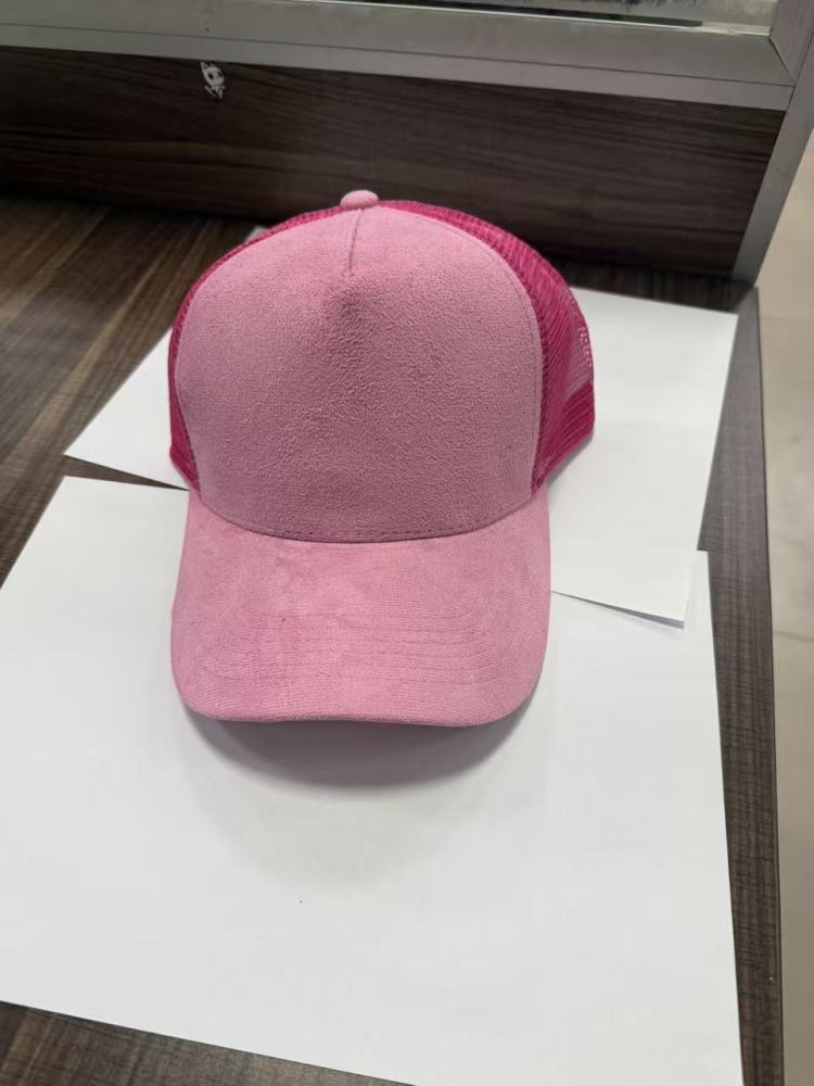Vegan Suede Blank Baseball Caps for laser engraved or buring
