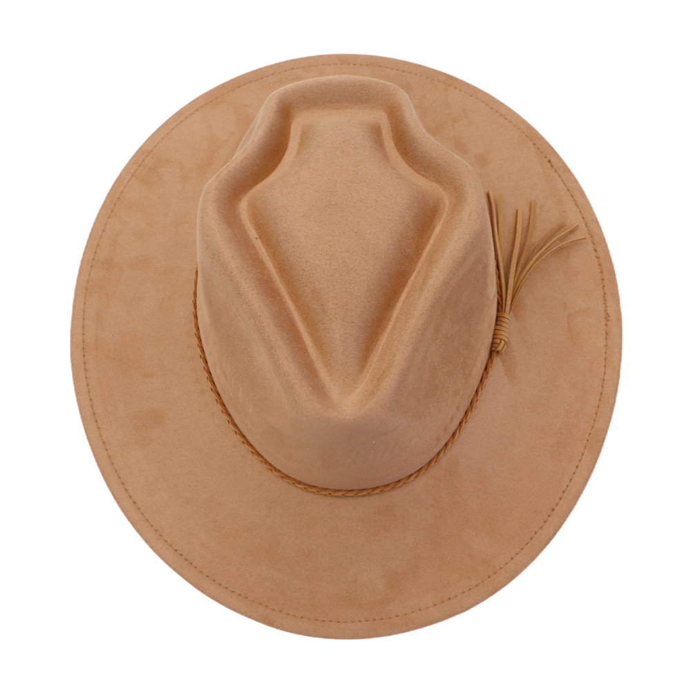 New Fashion Arrow Shape Heart Shape Crown Suede Fedora Wide-brimmed Sun Hats Kids Wide Brim Basic Draw Caps Flat Brim for Girl Women