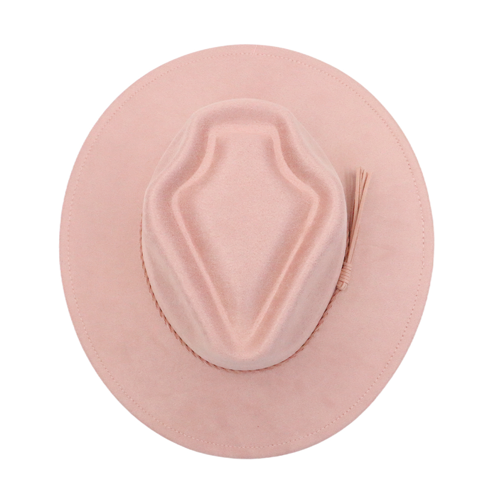 New Fashion Arrow Shape Heart Shape Crown Suede Fedora Wide-brimmed Sun Hats Kids Wide Brim Basic Draw Caps Flat Brim for Girl Women