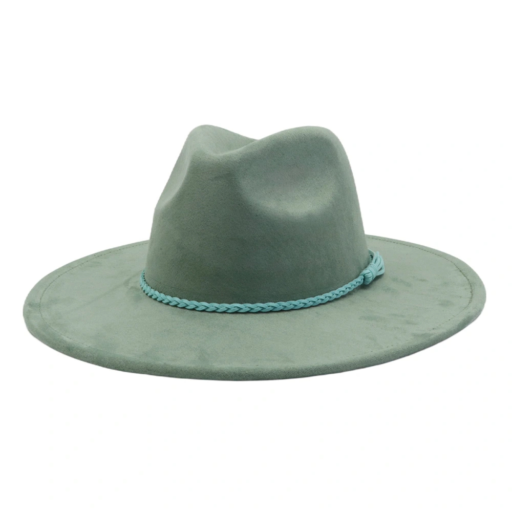 New Fashion Wide Brim Vegan Suede Blank Hat Arrow Shape Heart Shape Crown Suede Fedora Wide-brimmed Hats Vegan Suede Blank Baseball Caps Cowboys Styles Hats Big Wide Brim Suede Fedora Hats Men Women Western Solid Cowboy Cowgirl Panama Rancher Hat