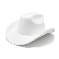 Mix styles Vegan Suede Blank Hat Arrow Shape Heart Shape Crown Suede Fedora Wide-brimmed Hats