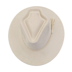 Mix styles Vegan Suede Blank Hat Arrow Shape Heart Shape Crown Suede Fedora Wide-brimmed Hats