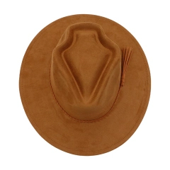 Mix styles Vegan Suede Blank Hat Arrow Shape Heart Shape Crown Suede Fedora Wide-brimmed Hats