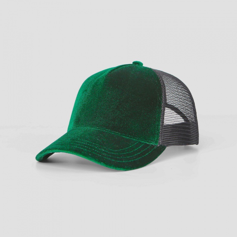 Blank Velvet 5 Panel Trucker Hat Wholesale