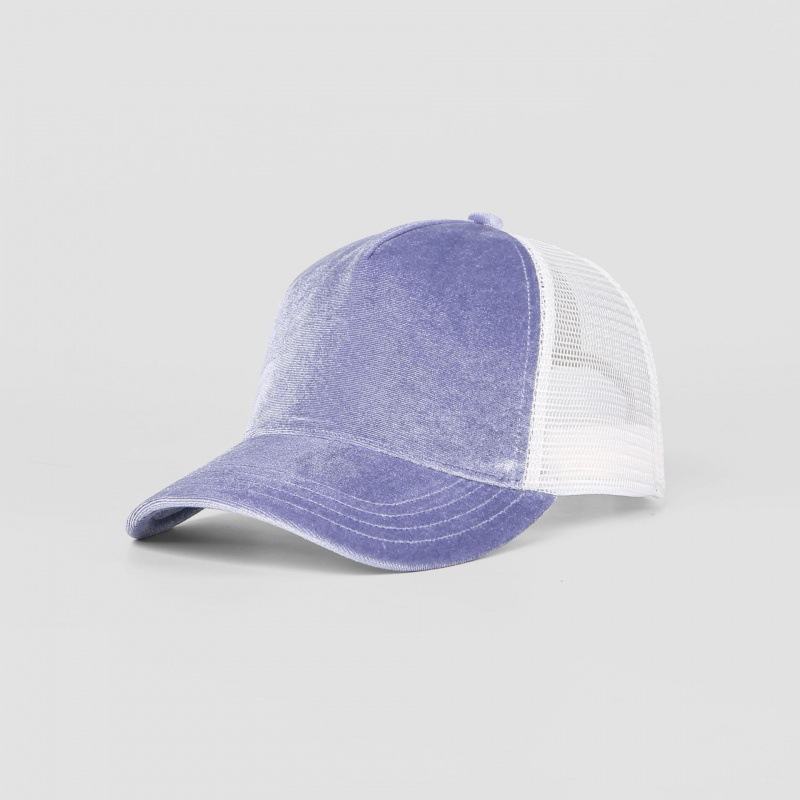 Blank Velvet 5 Panel Trucker Hat Wholesale