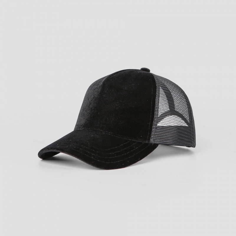 Blank Velvet 5 Panel Trucker Hat Wholesale