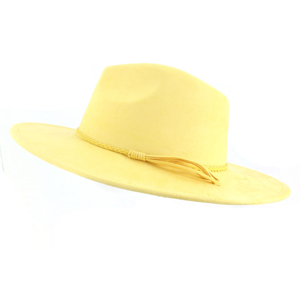 Wide Brim Vegan Suede Blank Hat-USA
