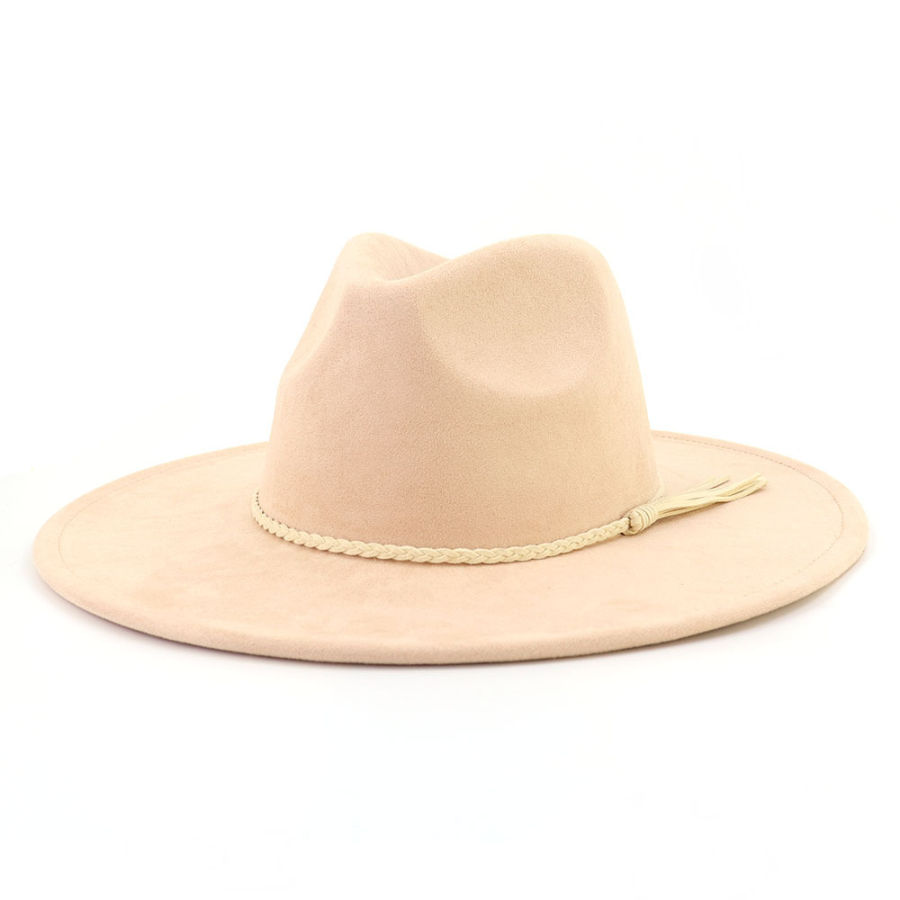 Wide Brim Vegan Suede Blank Hat-USA
