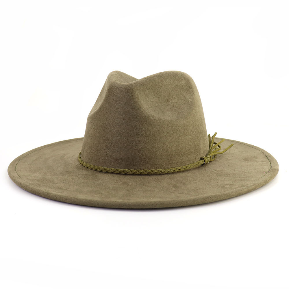 Wide Brim Vegan Suede Blank Hat-USA