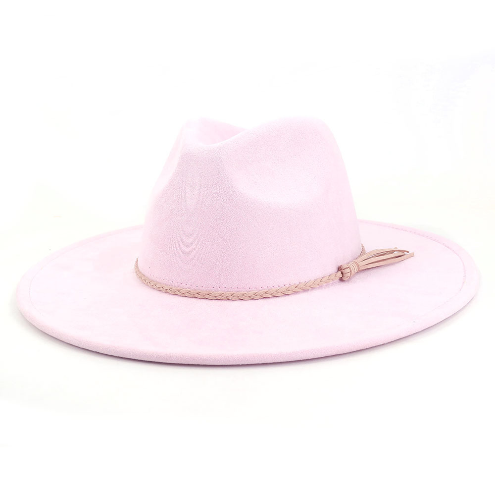 Wide Brim Vegan Suede Blank Hat-USA