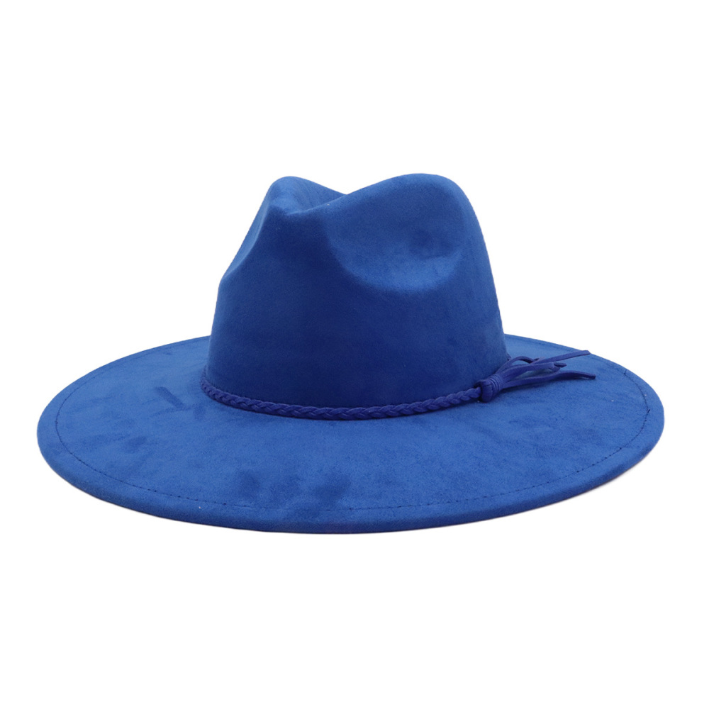 Wide Brim Vegan Suede Blank Hat-USA