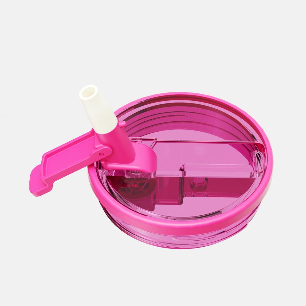 High-quality 40oz car cup with a ceramic liner and a leak-proof foldable straw