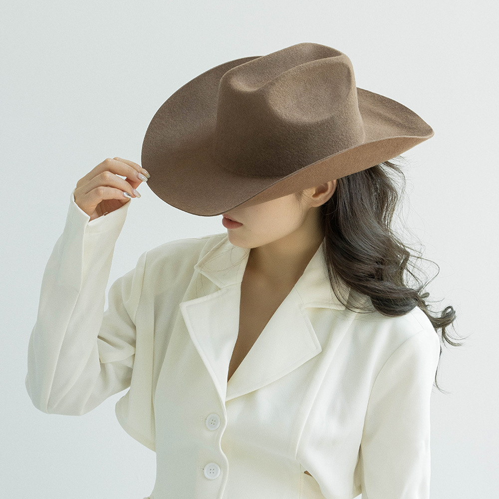 High-quality pure wool hat cowboy styles