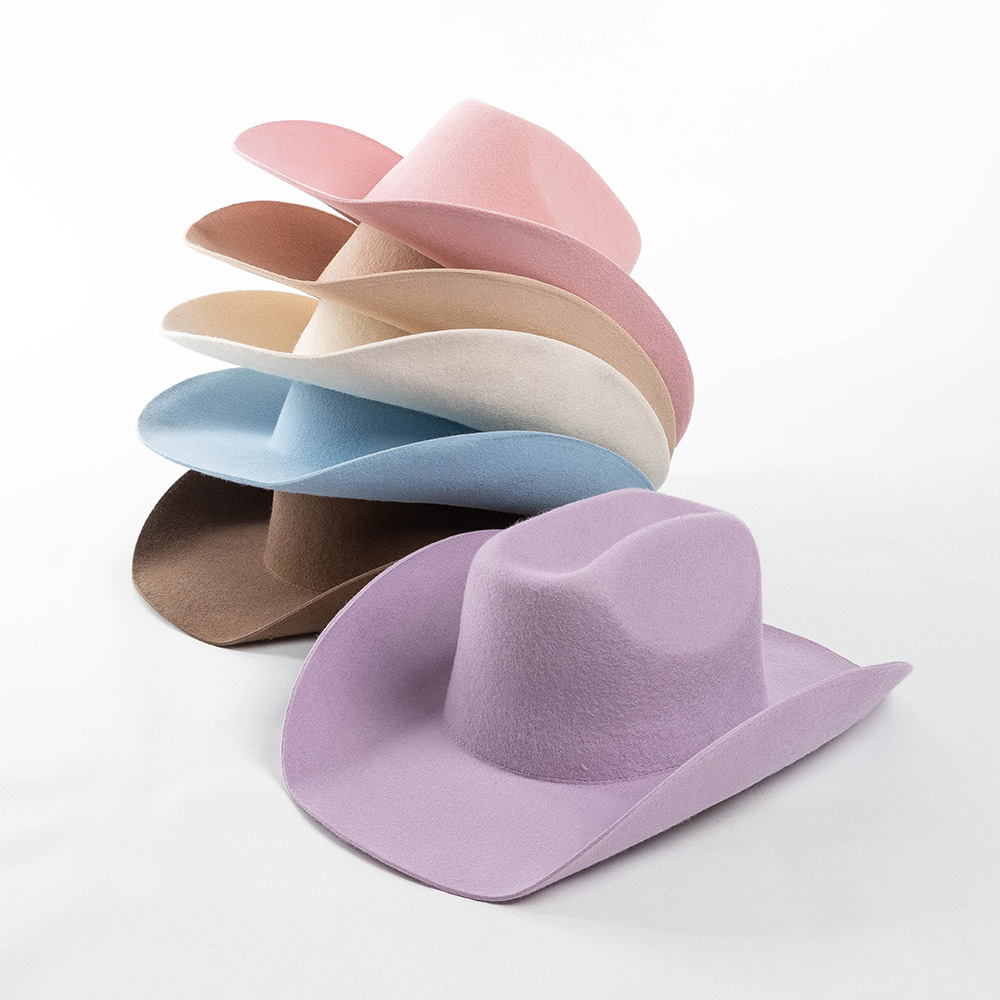 High-quality pure wool hat cowboy styles
