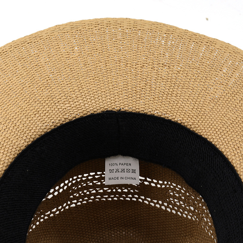 Woven handmade straw hat, equestrian cowboy hat