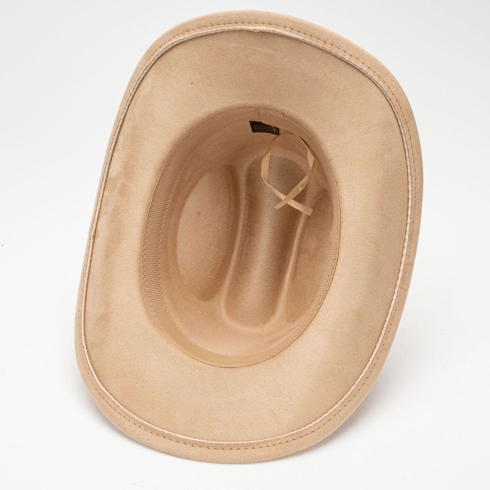 Cowboys Styles Hats Big Wide Brim Suede Fedora Hats Men Women Western Solid Cowboy Cowgirl Panama Rancher Hat