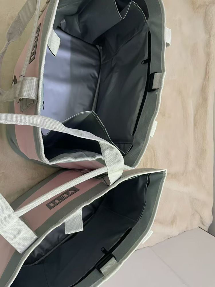 YT Tote-Style Cooler Bag — Hard-Bottom, Waterproof, Outdoor Picnic, Travel, and Lunch Bag / Ice Pack