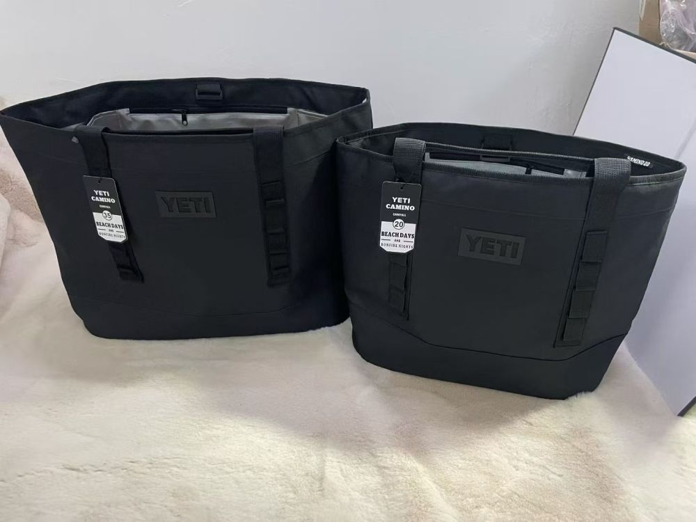 YT Tote-Style Cooler Bag — Hard-Bottom, Waterproof, Outdoor Picnic, Travel, and Lunch Bag / Ice Pack