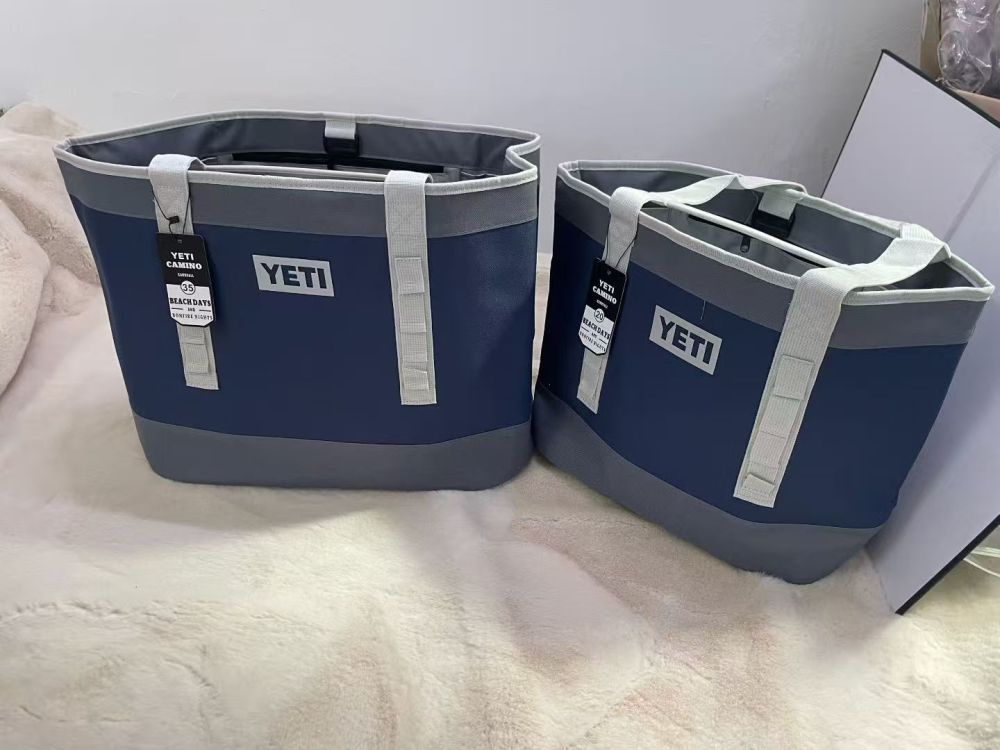 YT Tote-Style Cooler Bag — Hard-Bottom, Waterproof, Outdoor Picnic, Travel, and Lunch Bag / Ice Pack