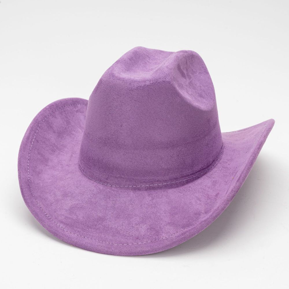 Cowboys Styles Hats Wide Brim Suede Hats Western Cowboy Cowgirl Panama Rancher Hat