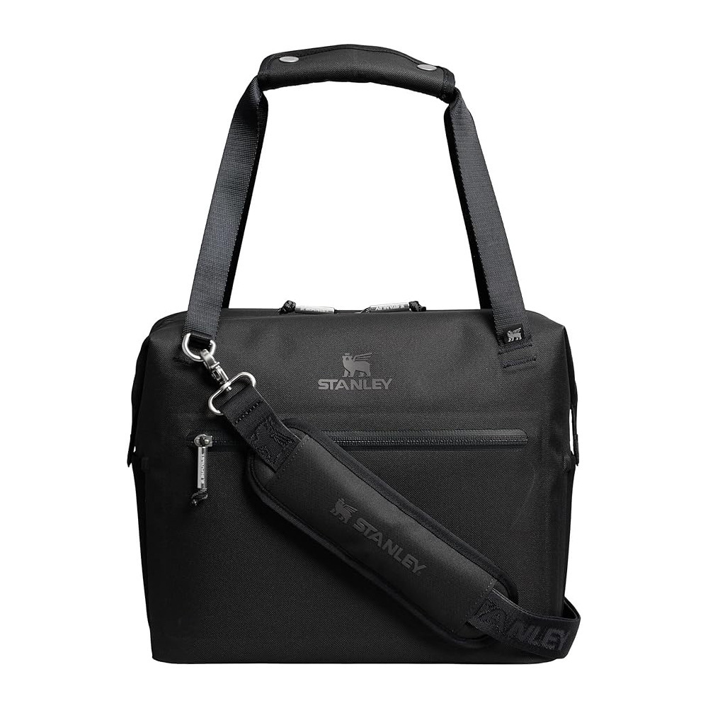40oz Thermal Polyester Zipper Lunch Bag For Stanley, Portable Waterproof Insulated Messenger Sports Bag, Eco-Friendly Lightweight Stanley Cooler Bag Large Capacity Travel Cosmetic Bag for Women