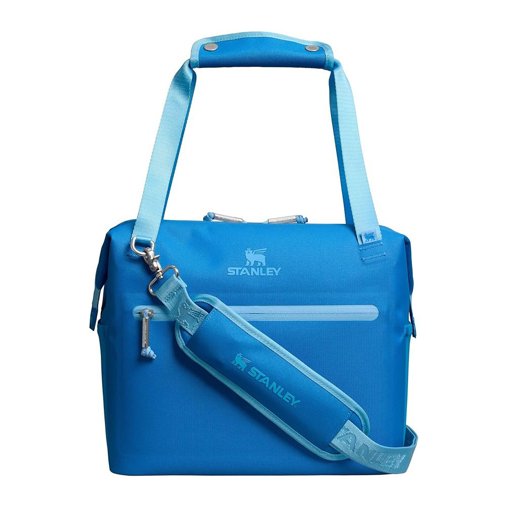 40oz Thermal Polyester Zipper Lunch Bag For Stanley, Portable Waterproof Insulated Messenger Sports Bag, Eco-Friendly Lightweight Stanley Cooler Bag Large Capacity Travel Cosmetic Bag for Women