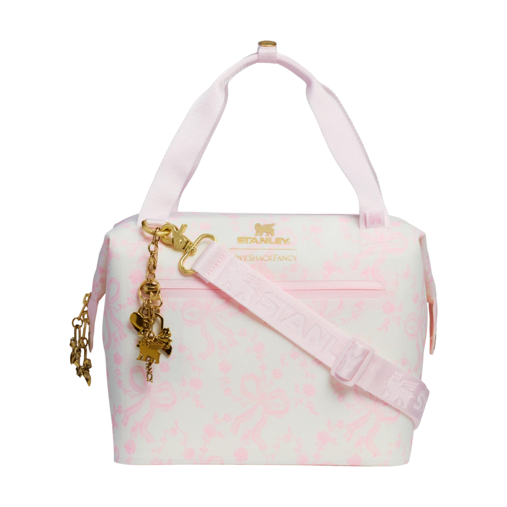 40oz Thermal Polyester Zipper Lunch Bag For Stanley, Portable Waterproof Messenger Sports Bag, Eco-Friendly Lightweight Large Capacity Travel Cosmetic Bag for Women
