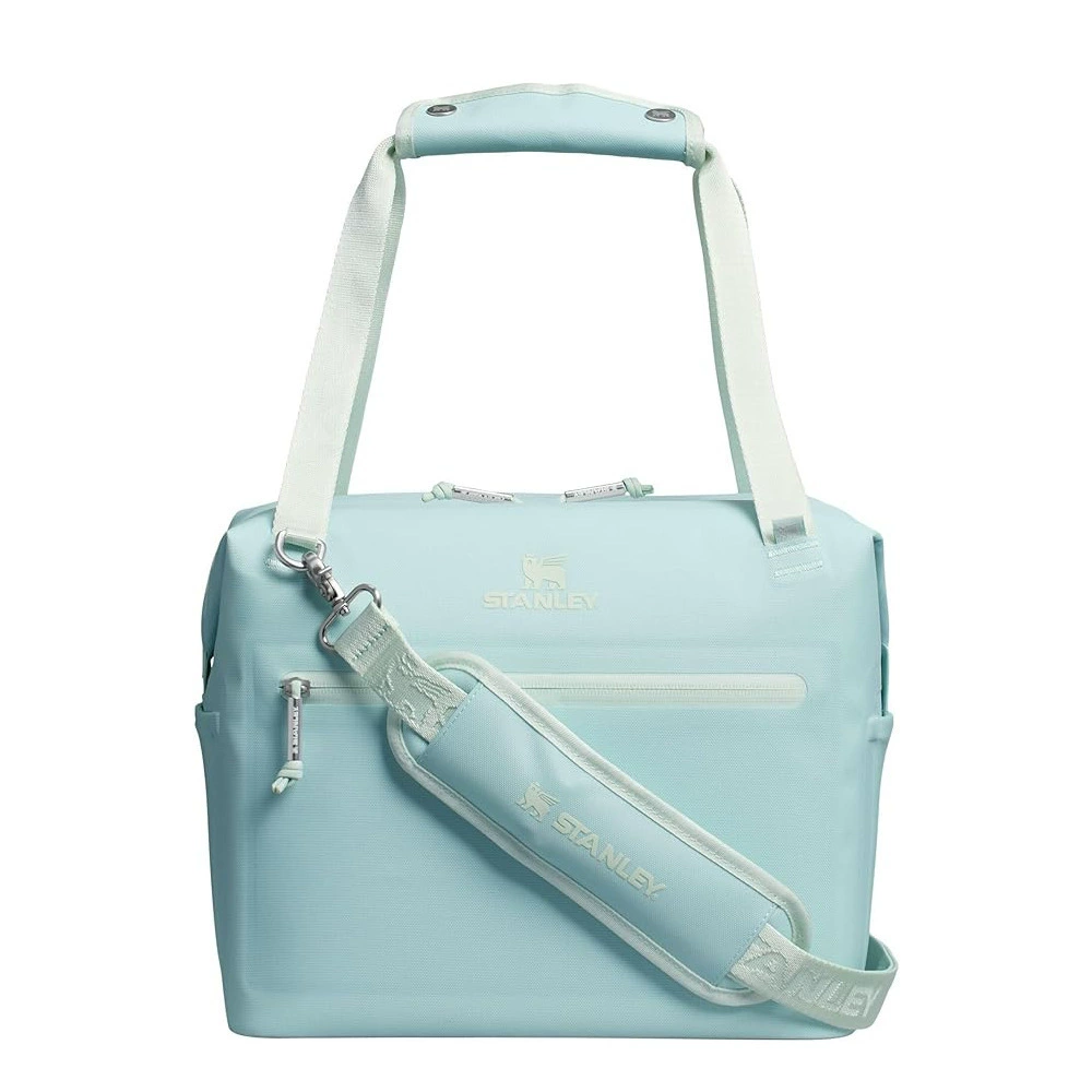 40oz Thermal Polyester Zipper Lunch Bag For Stanley, Portable Waterproof Insulated Messenger Sports Bag, Eco-Friendly Lightweight Stanley Cooler Bag Large Capacity Travel Cosmetic Bag for Women
