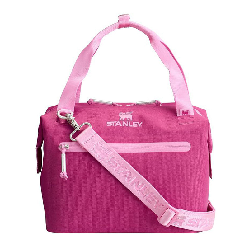 40oz Thermal Polyester Zipper Lunch Bag For Stanley, Portable Waterproof Messenger Sports Bag, Eco-Friendly Lightweight Large Capacity Travel Cosmetic Bag for Women