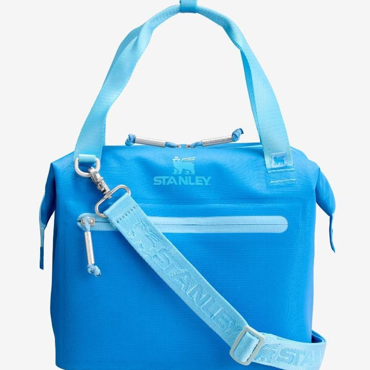 40oz Thermal Polyester Zipper Lunch Bag For Stanley, Portable Waterproof Messenger Sports Bag, Eco-Friendly Lightweight Large Capacity Travel Cosmetic Bag for Women
