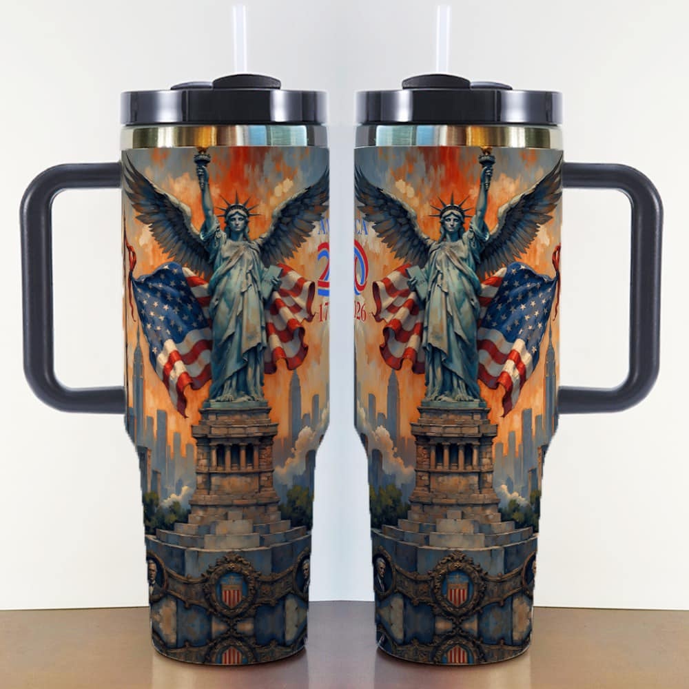 250th Anniversary American 40oz Second Generation Handle Car Cup