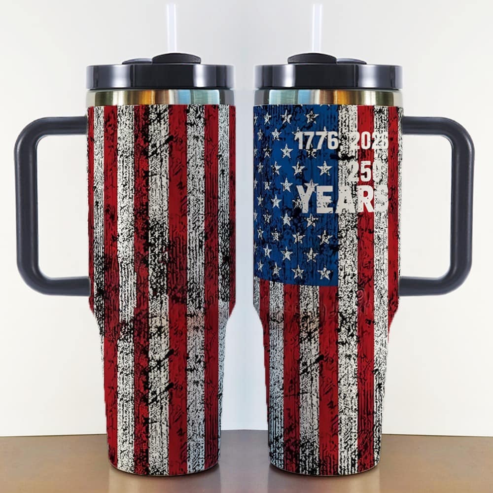 250th Anniversary American 40oz Second Generation Handle Car Cup