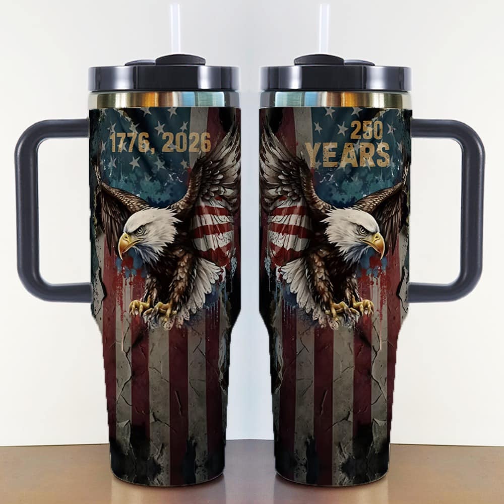 250th Anniversary American 40oz Second Generation Handle Car Cup