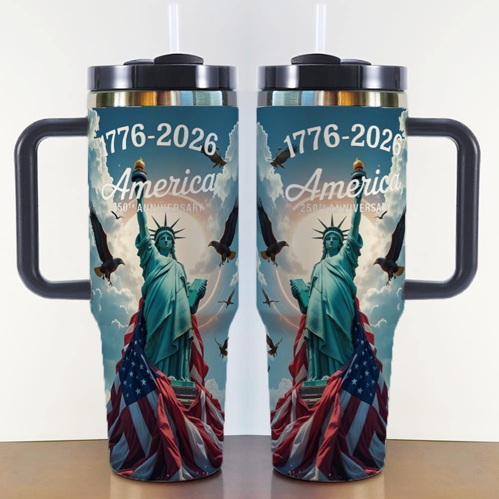 250th Anniversary American 40oz Second Generation Handle Car Cup