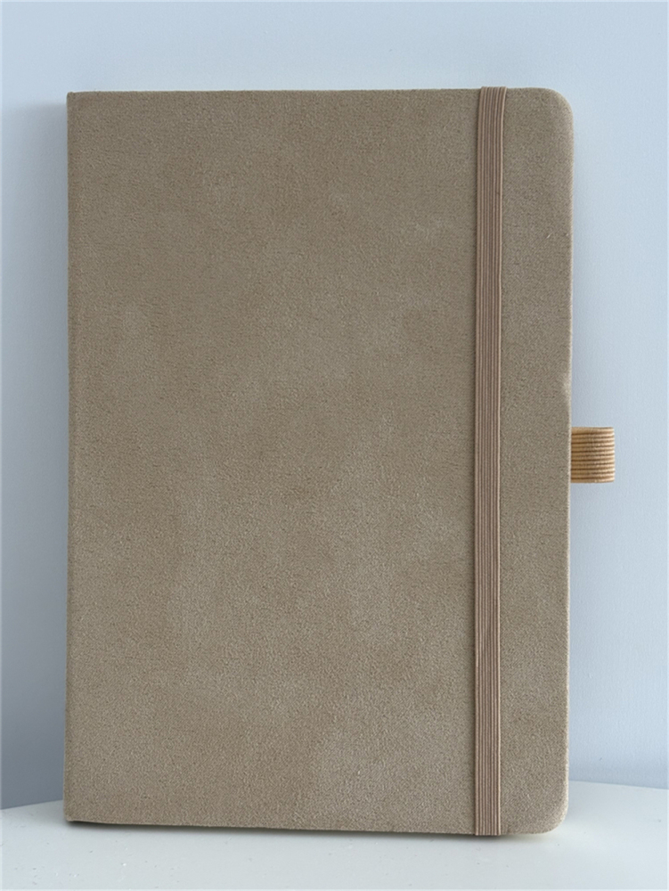 Wholesale A5 Suede Vintage Look Leather Hard Cover Notebook Durable Notepad for School Students Office Business